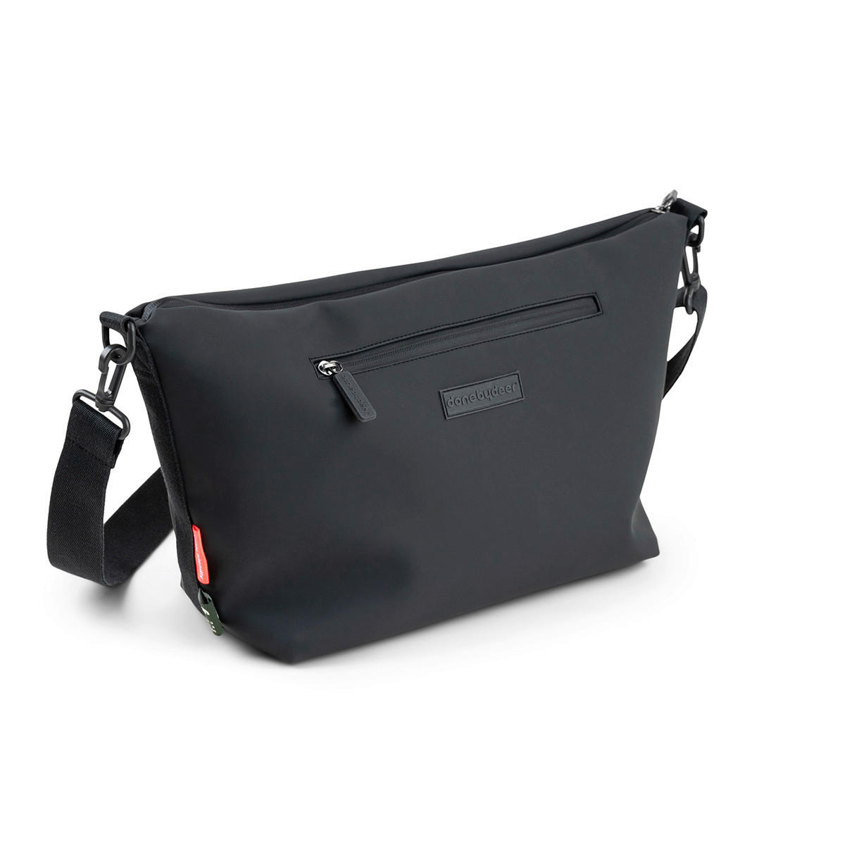 WICKELTASCHE  - Schwarz, Basics, Kunststoff/Textil (44/14/25cm)