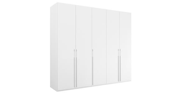 DREHTÜRENSCHRANK  in Weiß  - Weiß, Trend, Holzwerkstoff/Metall (251/223/60cm) - Novel