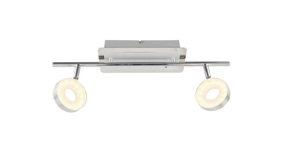 LED-STRAHLER 44,5/9/18,5 cm - Chromfarben/Alufarben, Trend, Metall (44,5/9/18,5cm) - Novel