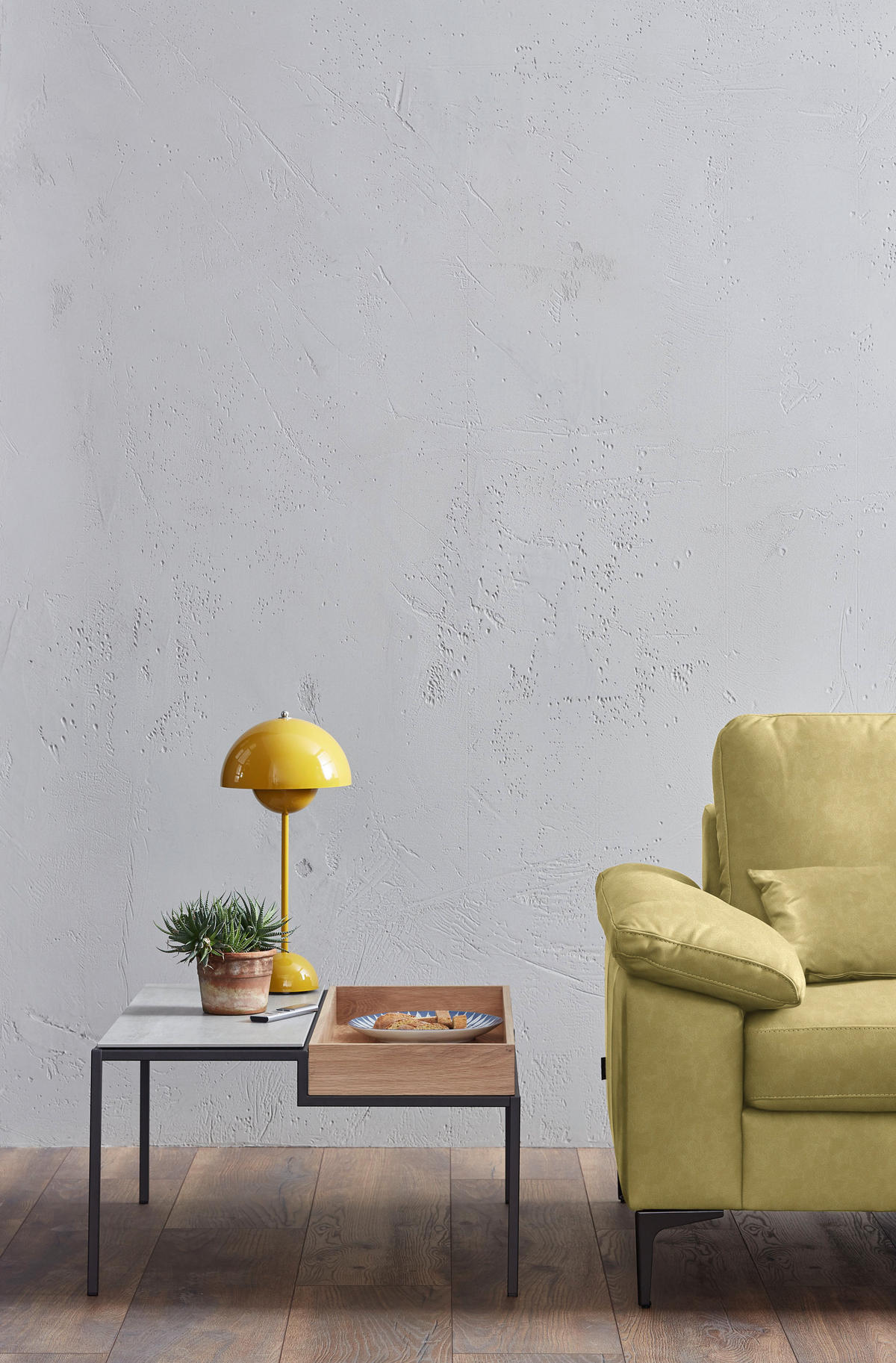 3-SITZER-SOFA  in Echtleder Hellgrün   - Schwarz/Hellgrün, Design, Leder/Metall (224/86/97cm) - Schöner Wohnen