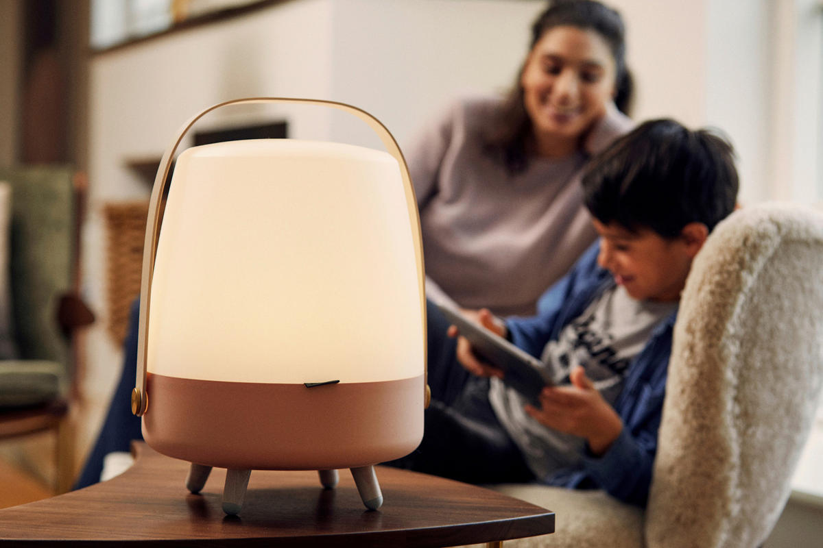 KOODUU LITE-UP PLAY LEUCHTE 28.9/39.7/28.3 cm   - Hellrosa, Design (28.9/39.7/28.3cm)