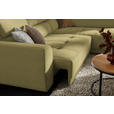 ECKSOFA in Struktur Gelb  284/205 cm  - Gelb/Schwarz, Design, Kunststoff/Textil (284/205cm) - Xora