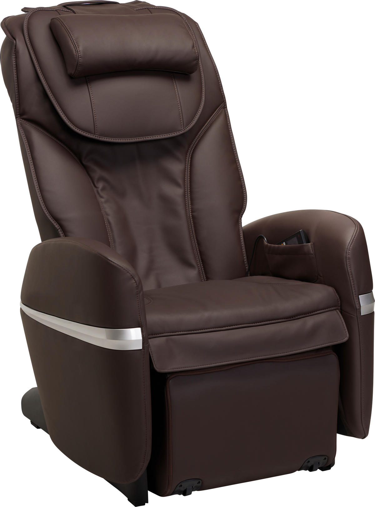 MASSAGESESSEL in Braun  - Schwarz/Braun, Design, Leder (75/90-116/110-182cm) - Cantus