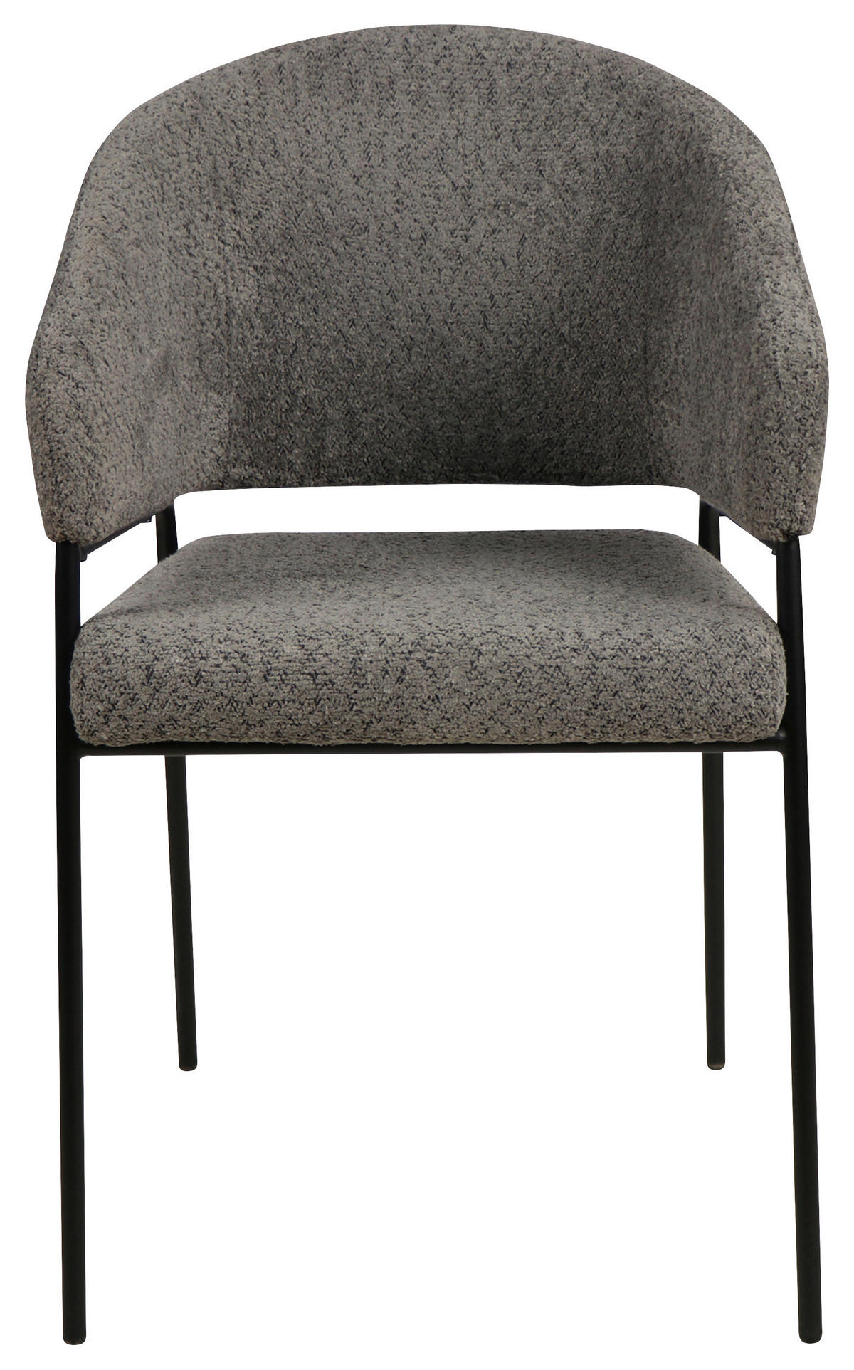 NASLANJAČ, les, kovina, tekstil siva  - siva/črna, Design, kovina/tekstil (58.0/84,5/55.5cm) - Hom`in