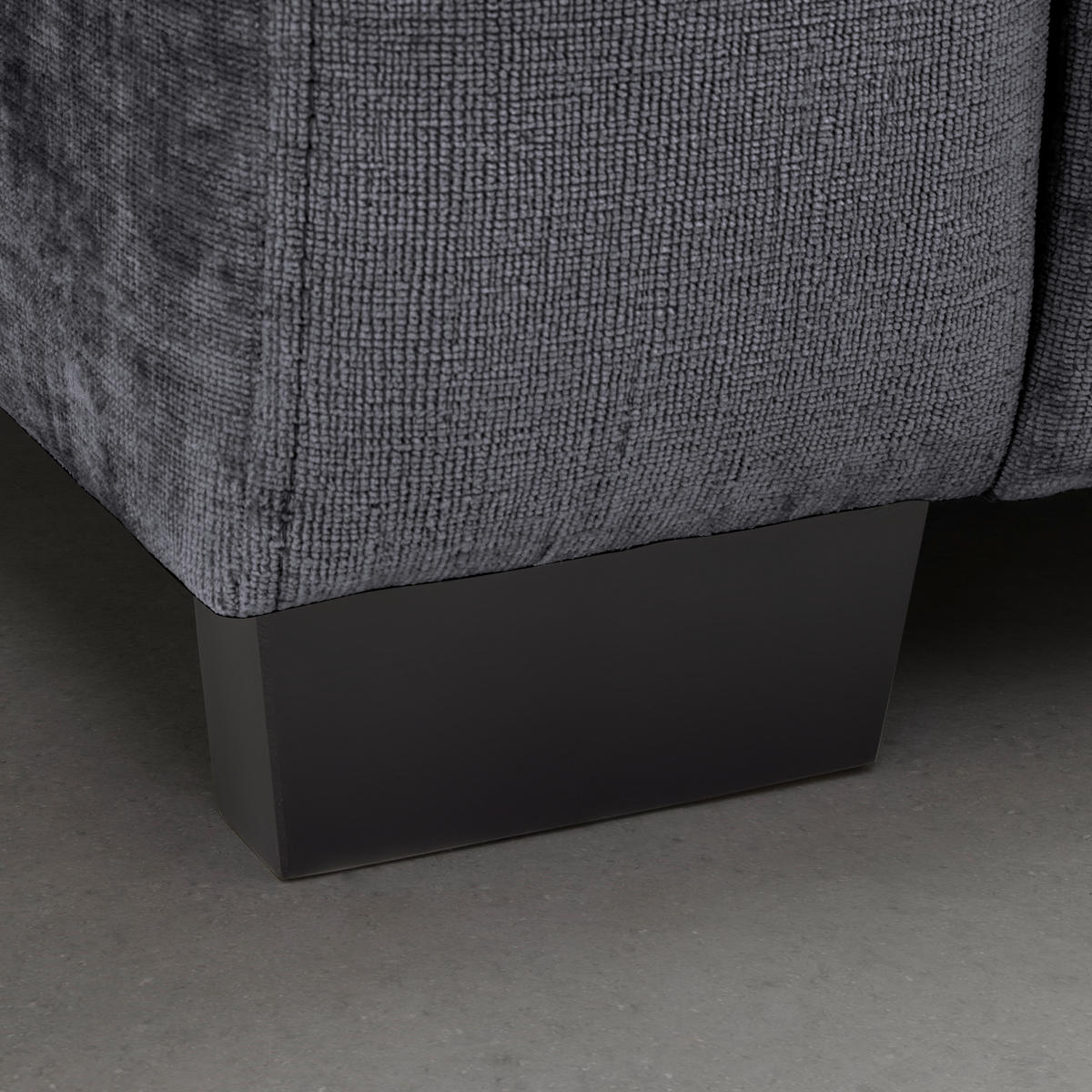 BIG SOFFA i grafitfärgad  - grafitfärgad/svart, Modern, trä (246/93/124cm) - MID.YOU