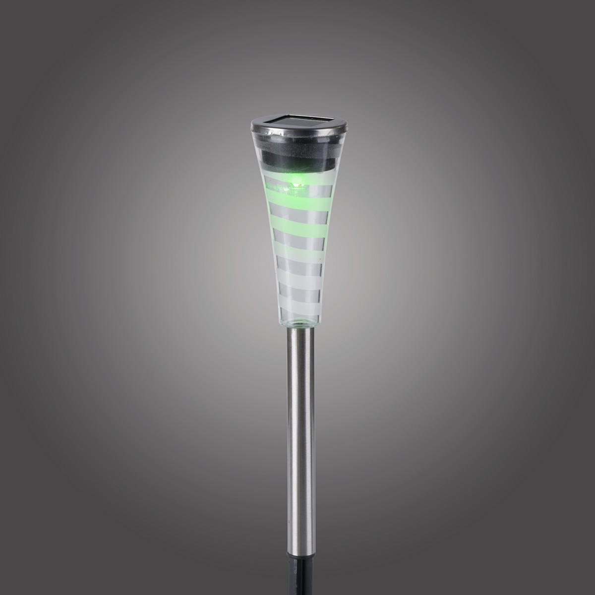 SVJETILJKA SOLARNA  - boje oplemenjenog čelika, Basics, plastika (4/4/27cm)