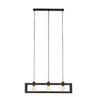 HÄNGELEUCHTE 80/17/150 cm  - Schwarz, LIFESTYLE, Holz/Metall (80/17/150cm) - Marama