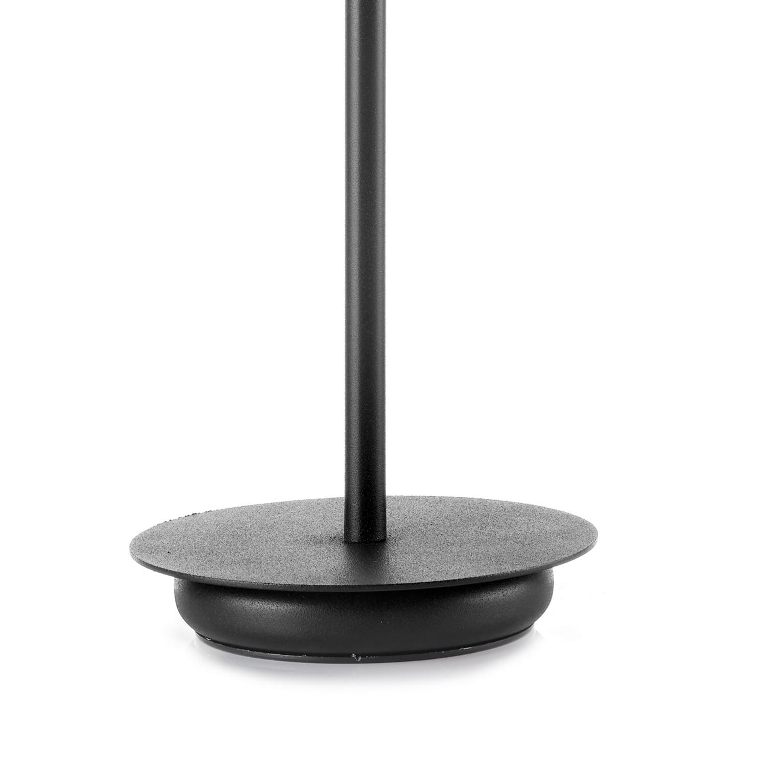 NACHTTISCHLEUCHTE 23/35 cm   - Schwarz, Design, Metall (23/35cm)