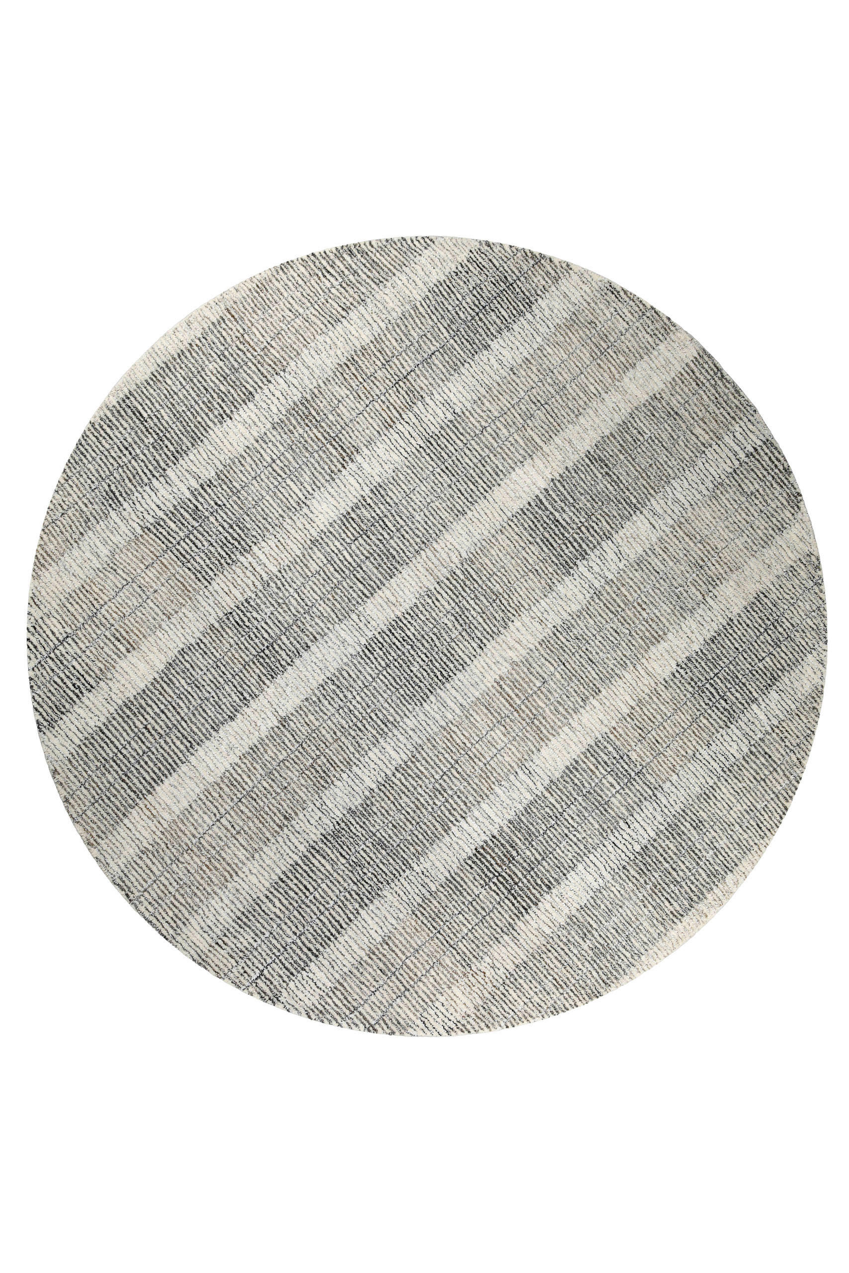 Wecon Home Flachwebeteppich Hamptons Forty Dunkelgrau, Creme