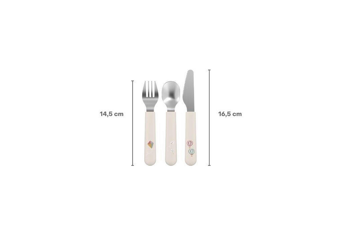BREILÖFFELSET  - Salbeigrün/Multicolor, Basics, Kunststoff/Metall (12/1,7/19,3cm) - Mepal