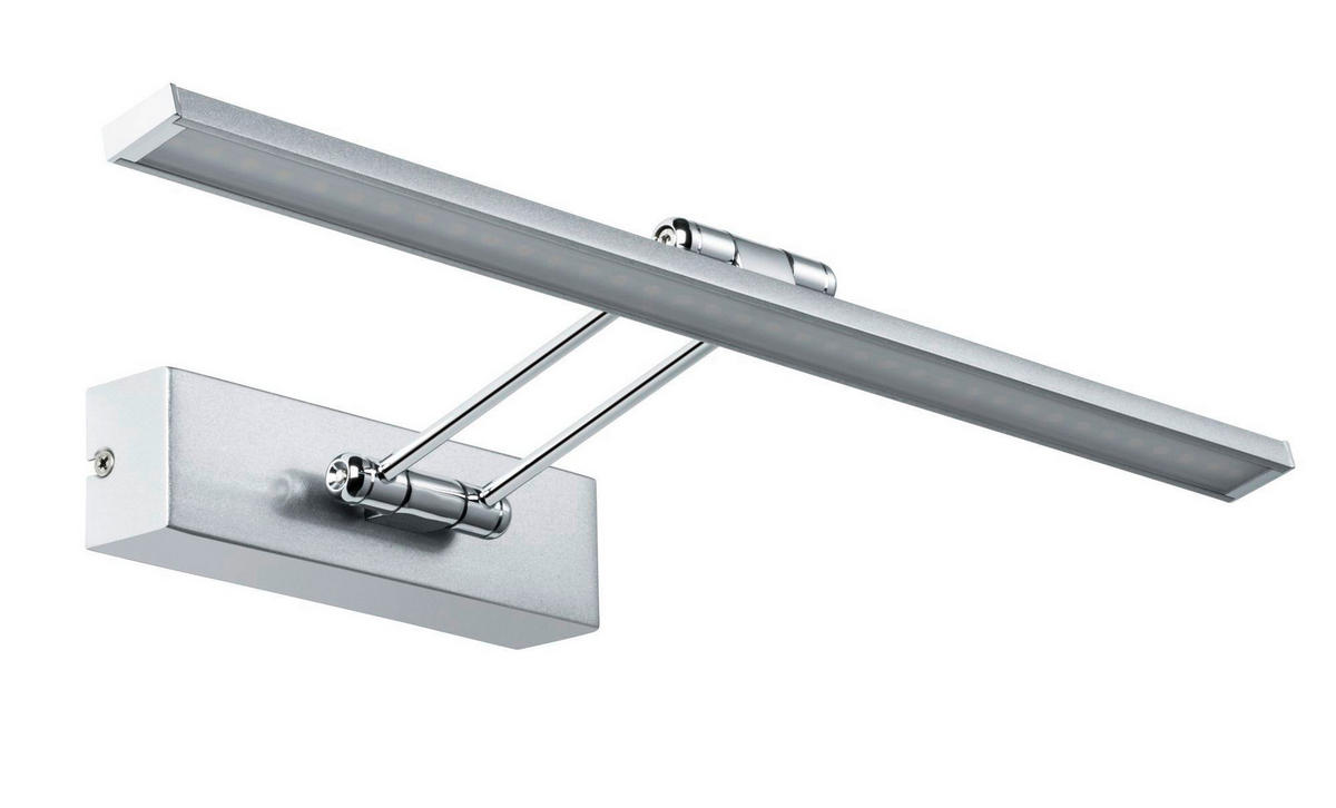 BILDERLEUCHTE 45/4,6 cm   - Chromfarben, Basics, Metall (45/4,6cm) - Paulmann
