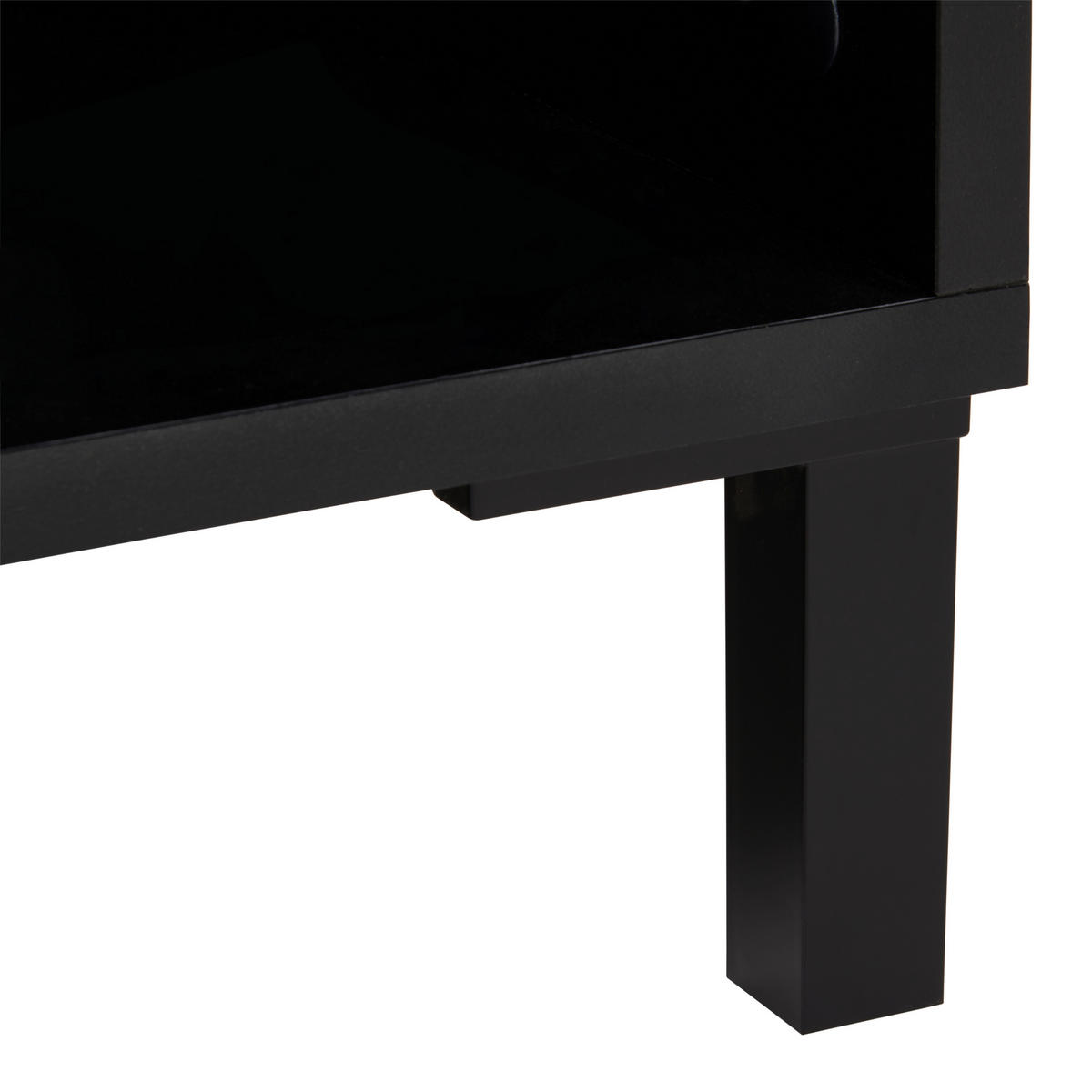 HOCHSCHRANK 33/176/33 cm  - Anthrazit/Schwarz, Basics, Holzwerkstoff/Kunststoff (33/176/33cm) - home24