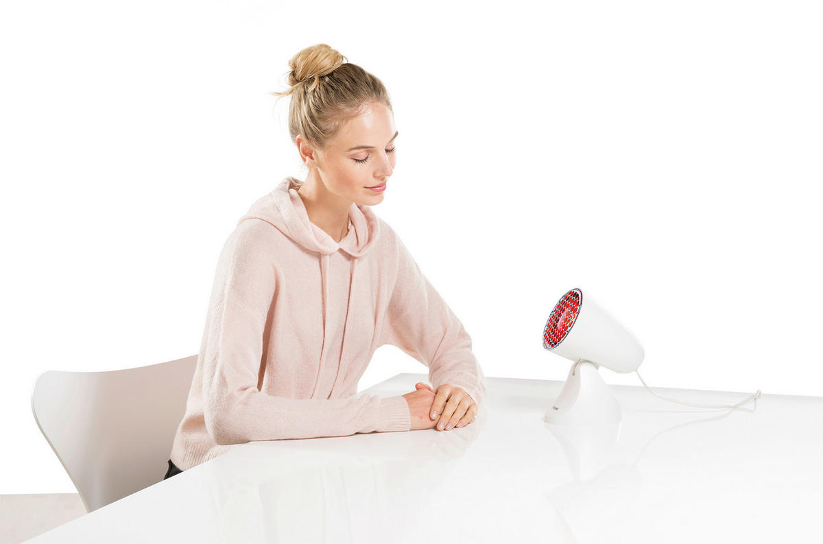 INFRAROTLAMPE Infrarotlampe  - Weiss, Basics, Kunststoff (18,7/21,4/12,8cm) - Beurer