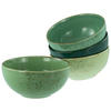 SCHÜSSELSET 4-teilig Nature Collection 17,5 cm   - Grün, Design, Keramik (17,5cm) - Creatable