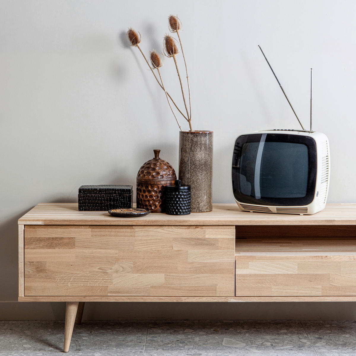 LOWBOARD Tygo 150/47/44 cm 1 Schublade(n)  - Eichefarben, Design, Holz (150/47/44cm) - Livetastic