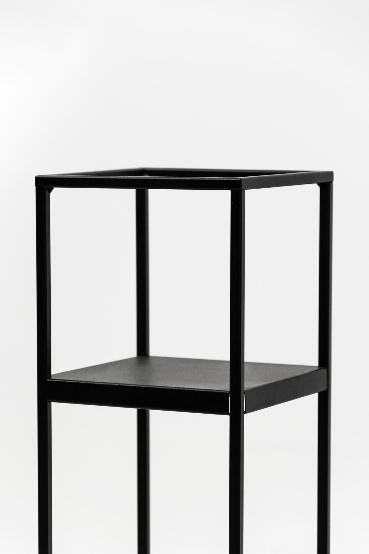BLUMENSTÄNDER Metall  - Schwarz, Basics, Metall (19/47/19cm)