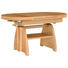 COUCHTISCH in 110(150,5/56-75/65 cm Birnbaumfarben - Birnbaumfarben, KONVENTIONELL, Holz/Holzwerkstoff (110(150,5/56-75/65cm) - VENDA