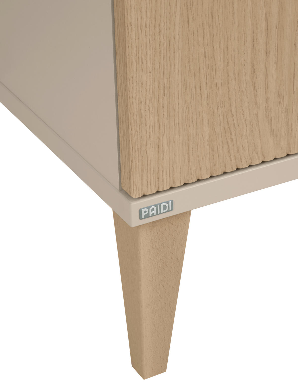 KOMODA ZA PREVIJANJE  Jonte  - boje hrasta/bež, Basics, drvni materijal (124/95/56cm) - Paidi