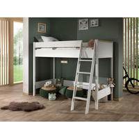 HOCHBETT 90/200 cm Weiß  - Weiß/Kieferfarben, MODERN, Holz/Holzwerkstoff (90/200cm) - MID.YOU