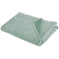PLAID LEELA 140/200 cm  - Dunkelgrün, Basics, Textil (140/200cm) - Bio:Vio