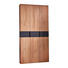 GARDEROBENSCHRANK 90/196/37 cm - Eichefarben/Schwarz, Design, Glas/Holz (90/196/37cm) - Cassando GARDEROBENSCHRANK 90/196/37 cm - Eichefarben/Schwarz, Design, Glas/Holz (90/196/37cm) - Cassando