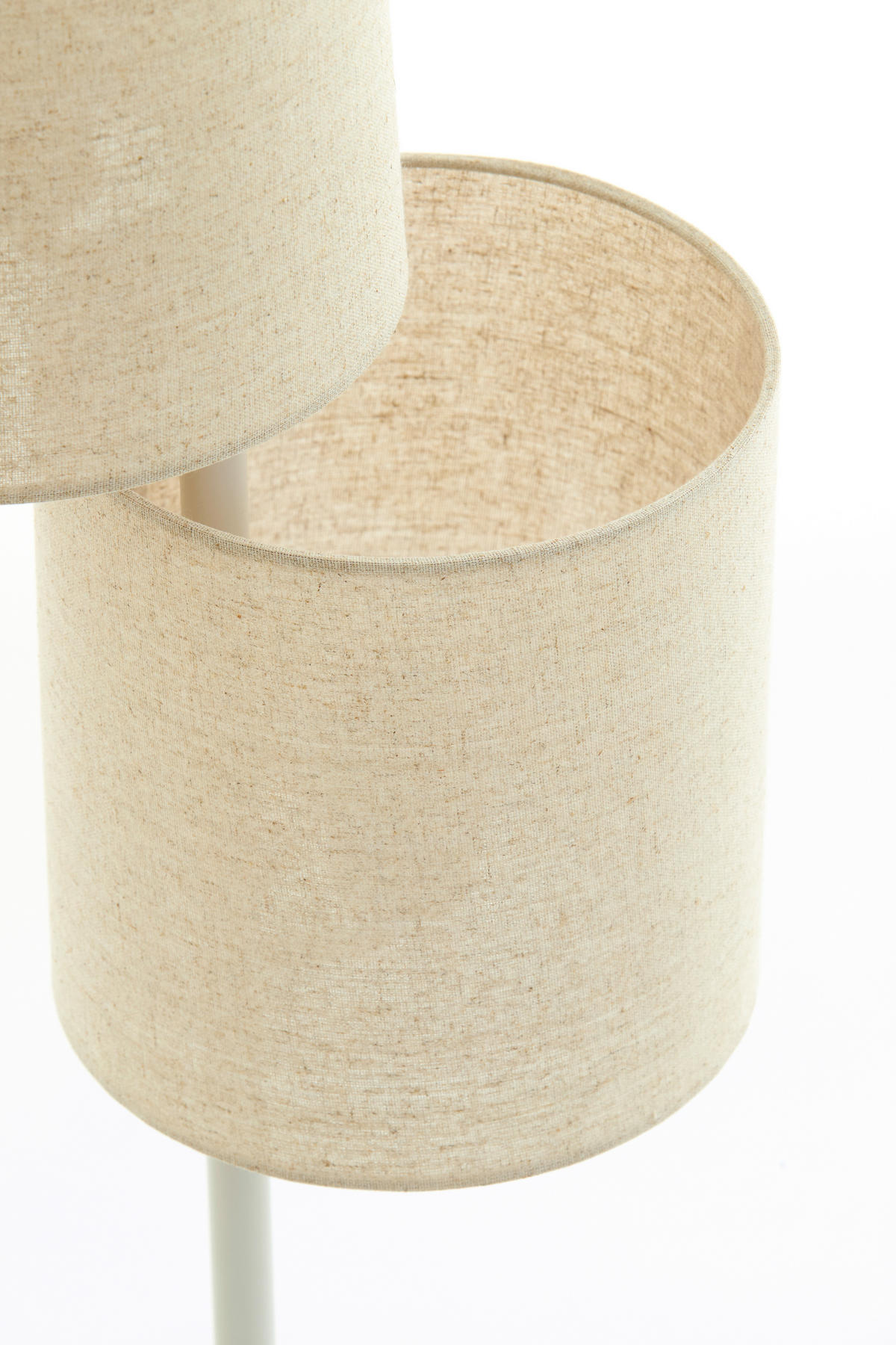 STEHLEUCHTE Benigno 32/155,5/32 cm   - Braun, MODERN, Kunststoff/Textil (32/155,5/32cm) - Light & Living