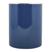 SCHWINGDECKELEIMER 6 l  Kunststoff  - Blau, Basics, Kunststoff (19/19/24.2cm) - MSV