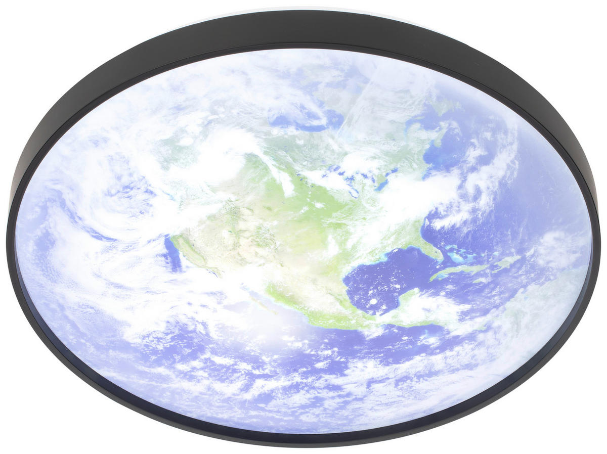 LED-TAKLAMPA 24 W 49/10 cm  - opal, Trend, metall/plast (49/10cm) - Novel