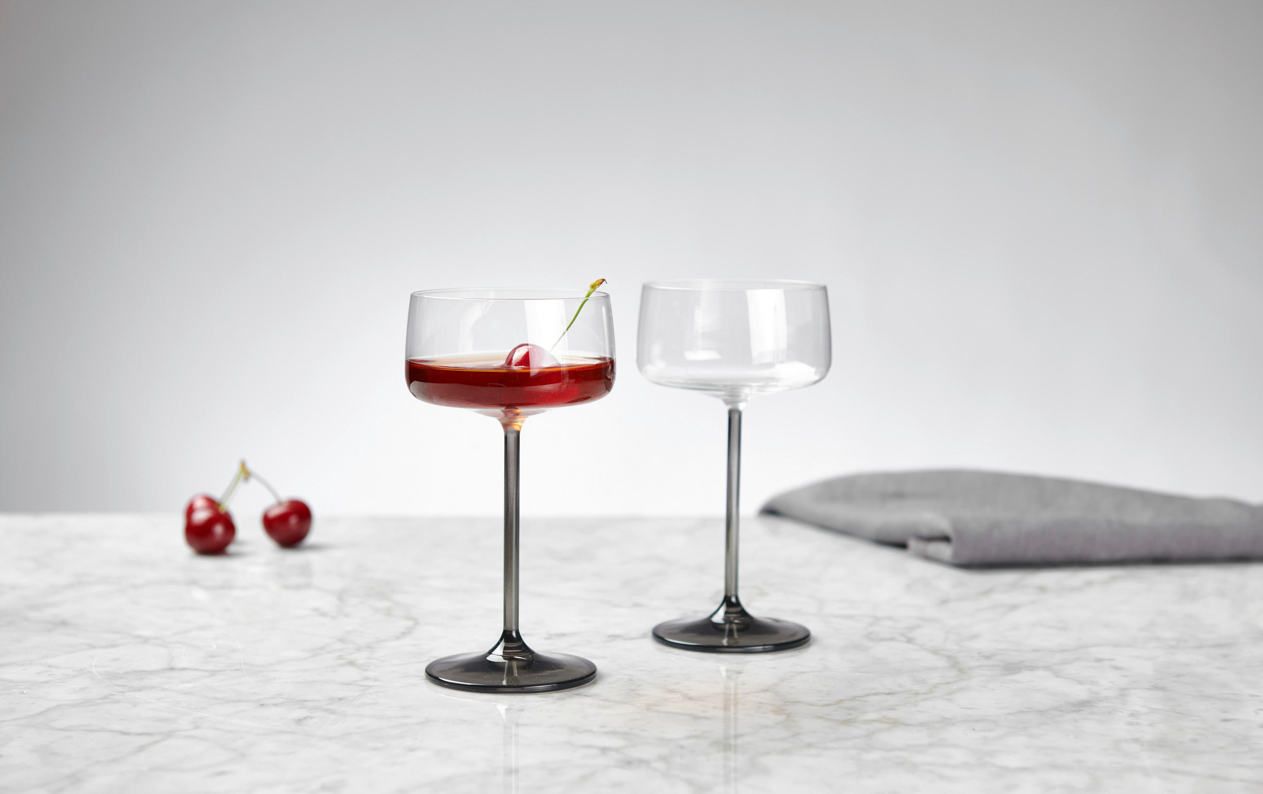 COCKTAILGLAS 220 ml  - klar/grå, Klassisk, glas (0,22l) - Novel