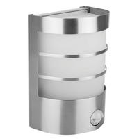 Aplica exterior cu senzor - argintiu, Konventionell, plastic/sticlă (13,7/19,1cm) - Ambia Garden