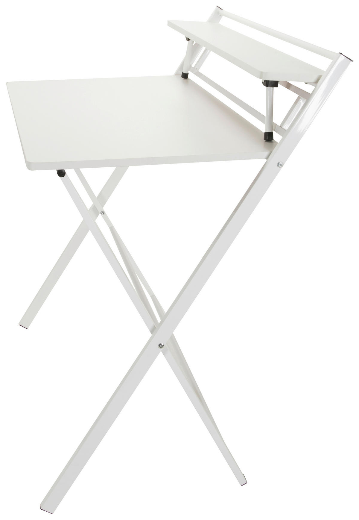 SKRIVBORD 84/60/92 cm  i vit  - vit, Basics, metall/trämaterial (84/60/92cm) - MID.YOU