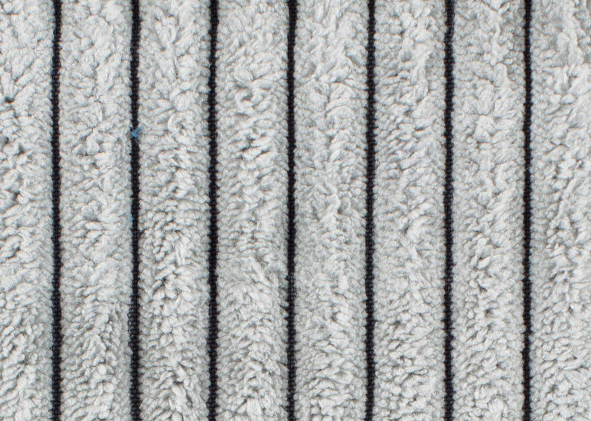 3-SITZER-SOFA in Cord Hellgrau  - Hellgrau, Design, Holz/Textil (187/101/95cm) - Stylife