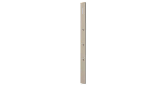 GARDEROBE 2-teilig  in 90/185/33 cm  - Taupe, Design, Glas/Holzwerkstoff (90/185/33cm) - Moderano