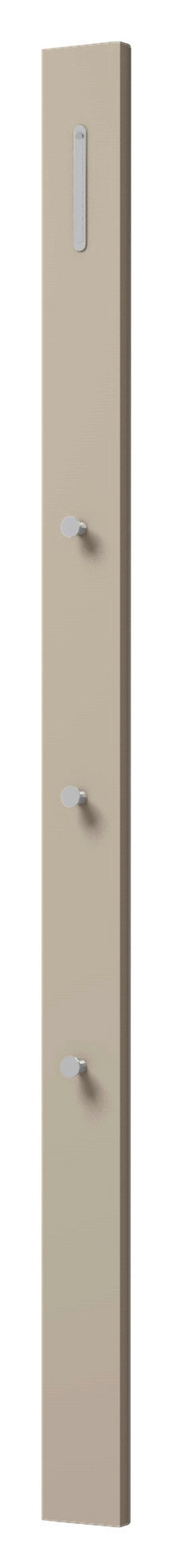 GARDEROBE 2-teilig  in 90/185/33 cm  - Taupe, Design, Glas/Holzwerkstoff (90/185/33cm) - Moderano