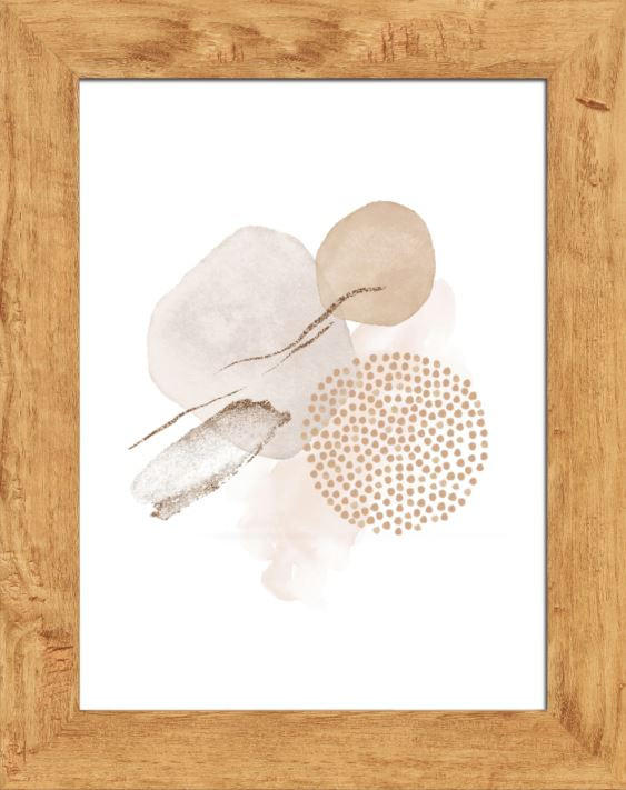 BILDERRAHMEN - Eichefarben, Basics, Glas/Holz (23/28cm)