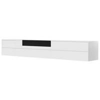 TV-ELEMENT - Schwarz/Weiß, MODERN, Holzwerkstoff (322/50/50cm) - Carryhome