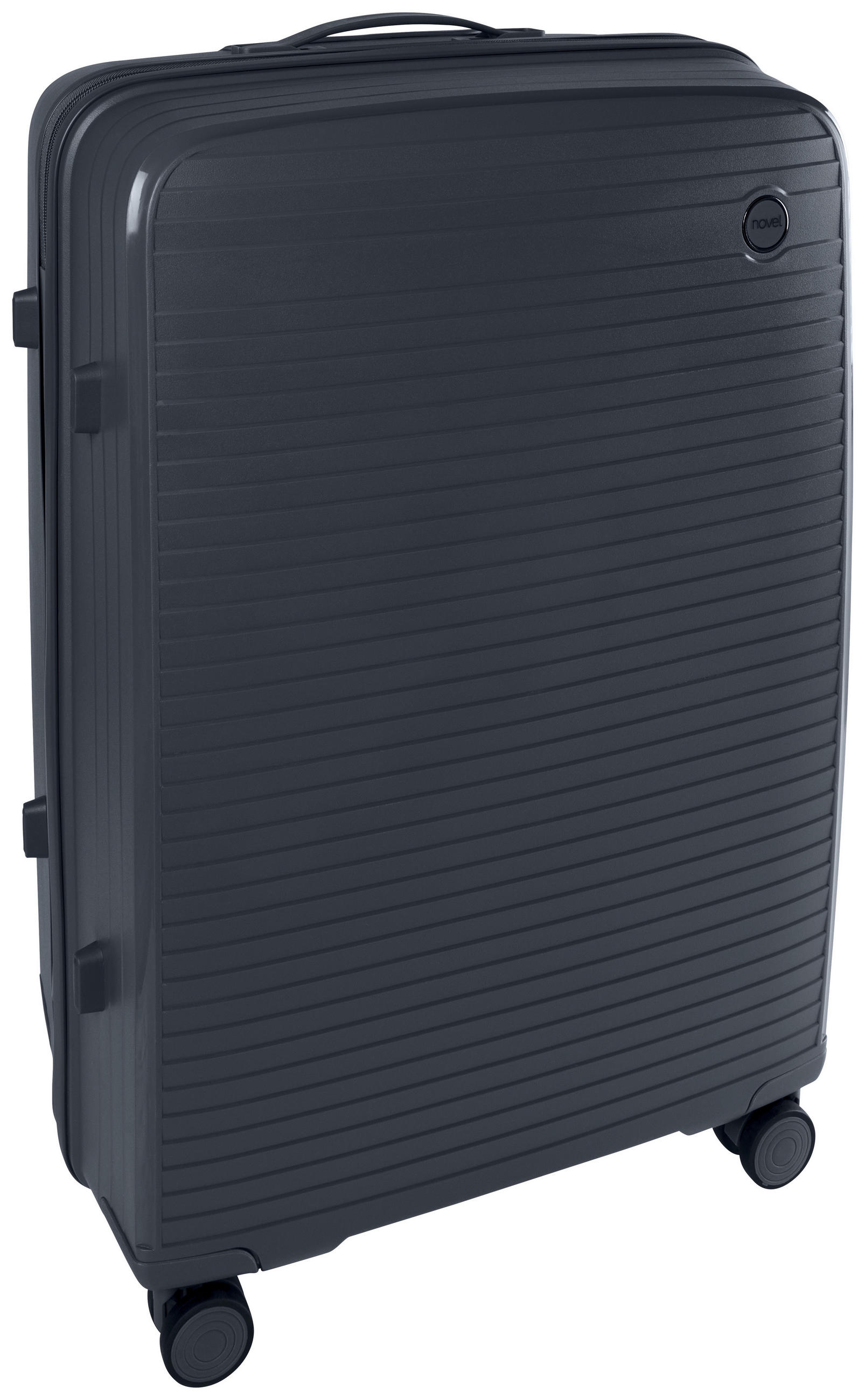 REISEKOFFER Grau  - Grau, Design, Kunststoff/Textil (49/74/30cm) - Novel