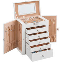 SCHMUCKKÄSTCHEN 26/32/15,6 cm  - Weiß, LIFESTYLE, Holzwerkstoff (26/32/15,6cm)