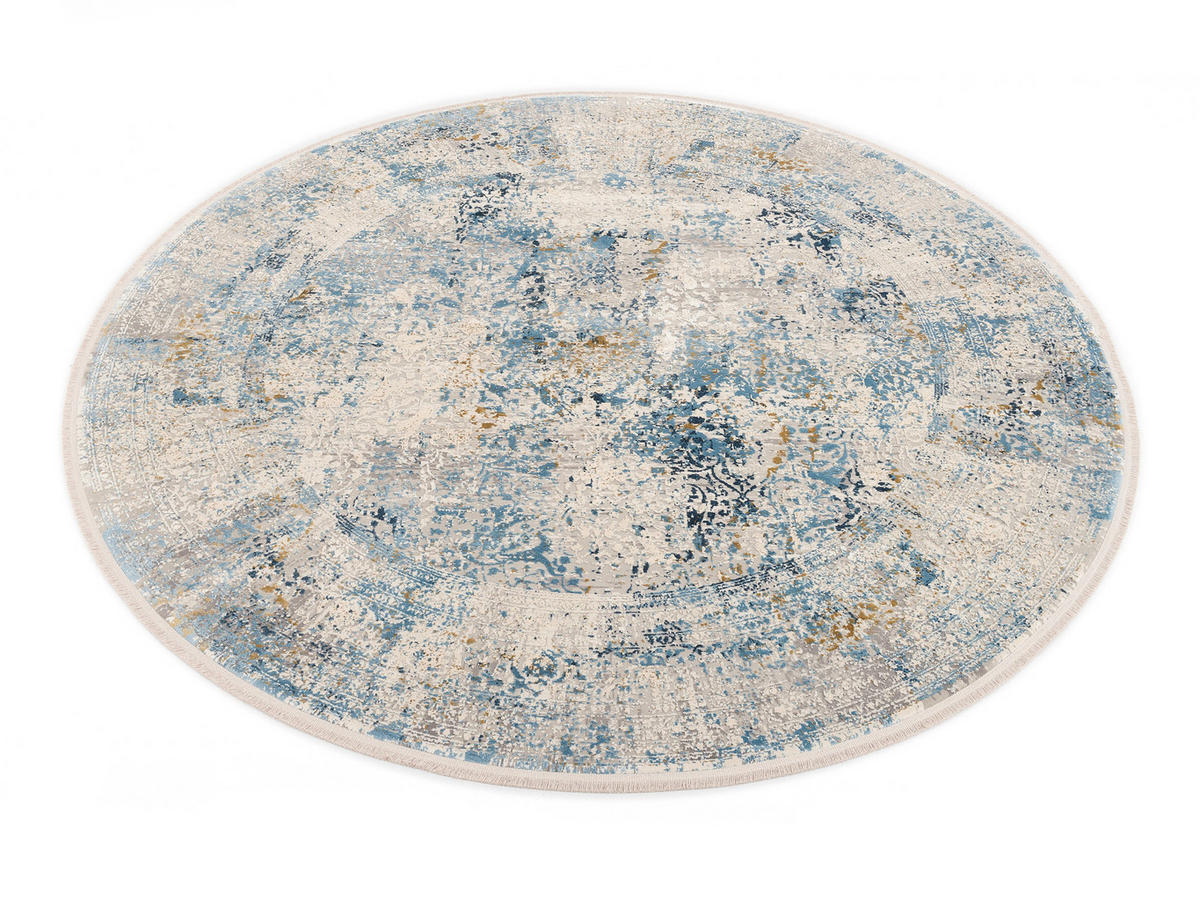 WEBTEPPICH 160 cm Avignon Blau, Grau  - Blau/Grau, Design, Textil (160cm) - Dieter Knoll