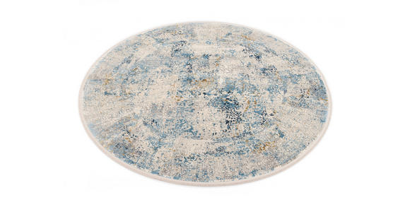 WEBTEPPICH 240 cm Avignon Blau, Grau rund  - Blau/Grau, Design, Textil (240cm) - Dieter Knoll