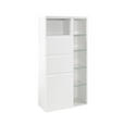 MIDISCHRANK 65/130/35 cm  - Weiß, Design, Holzwerkstoff (65/130/35cm) - Xora