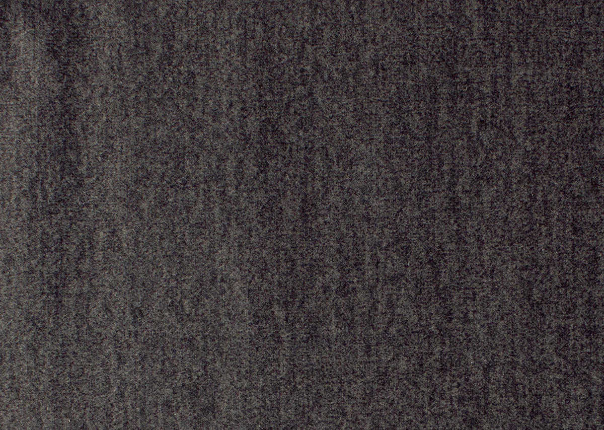 WOHNLANDSCHAFT in Samt, Webstoff Anthrazit  - Anthrazit/Schwarz, Design, Textil/Metall (177/385/216cm) - Welnova