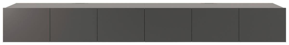 LOWBOARD  300/36,7/42 cm  Beimöbel erhältlich, umfangreiches Zubehör erhältlich, hängend, in verschiedenen Größen erhältlich  - Anthrazit, Design, Holzwerkstoff (300/36,7/42cm) - Hom`in