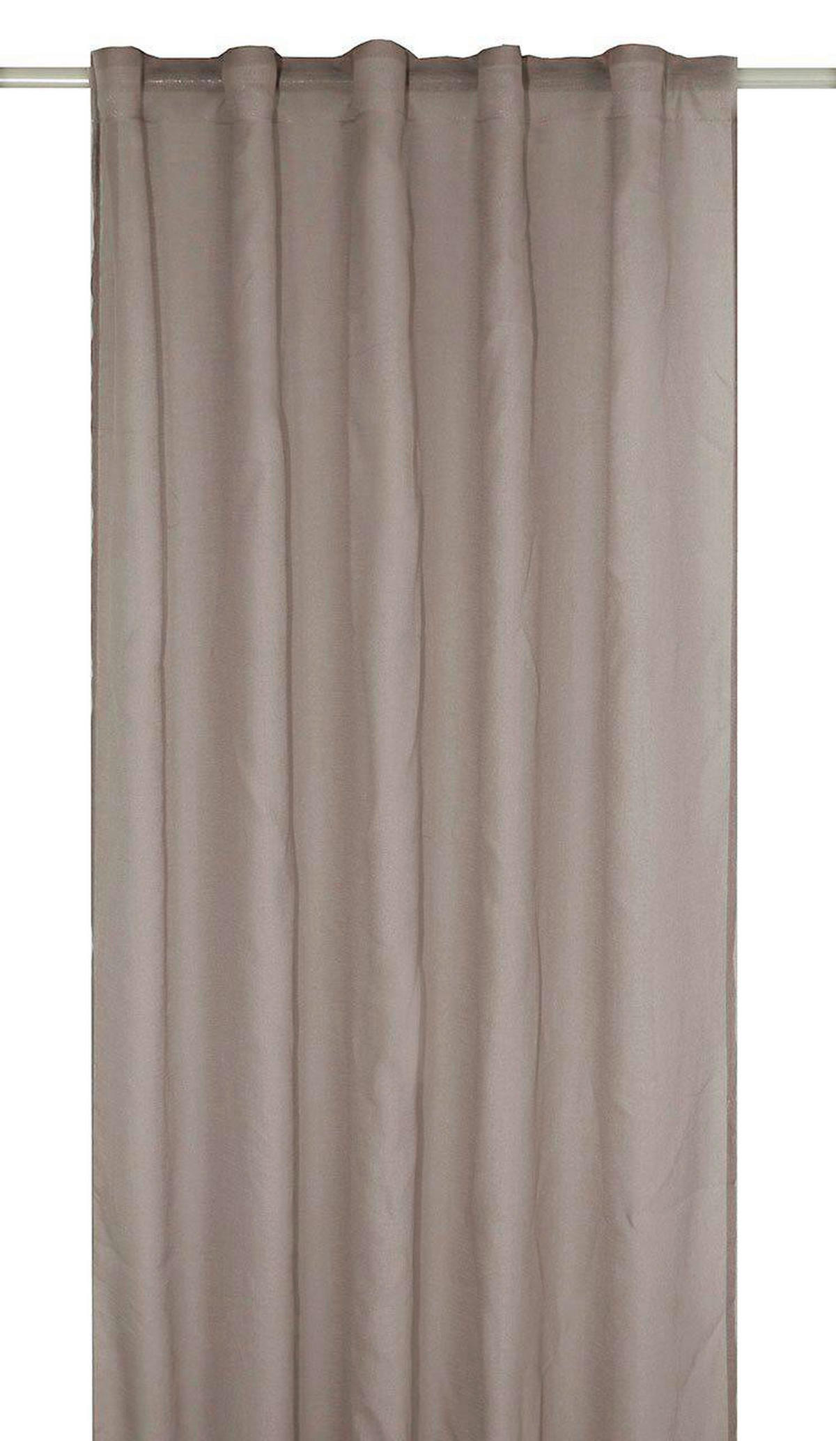 FERTIGVORHANG  - Braun, Basics, Textil (280/300cm) - Svanefors