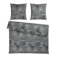 BETTWÄSCHE Flanell 200/200 cm  - Grau, Textil (200/200cm) - Novel