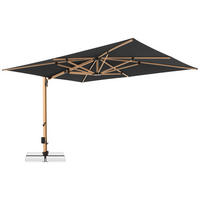 AMPELSCHIRM 400x300 cm  - Eichefarben/Anthrazit, Basics, Textil/Metall (400/300cm) - Doppler