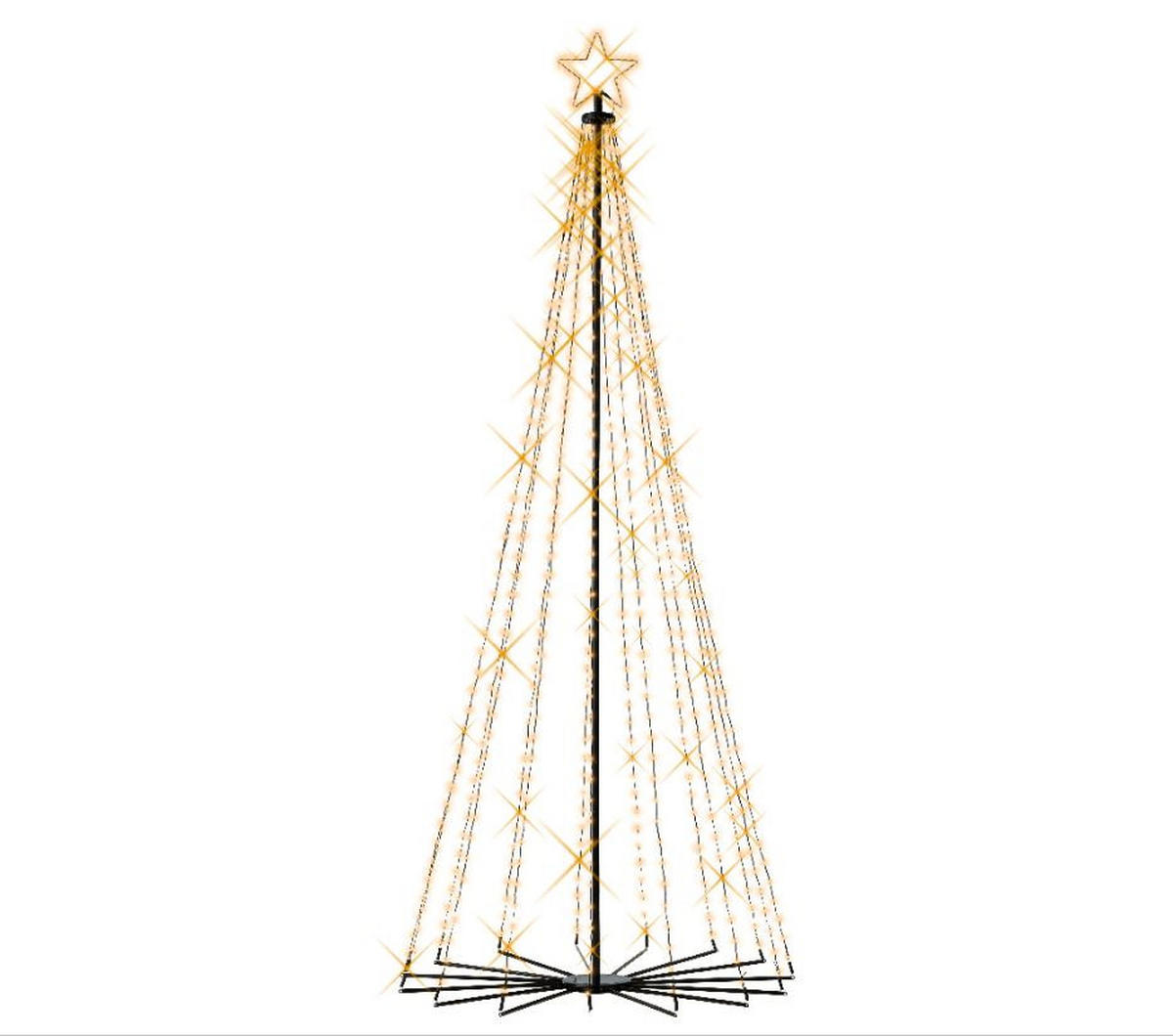 LED-DEKOLEUCHTE - Schwarz, Basics, Kunststoff (100/240cm)