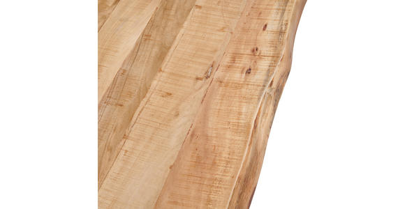 ESSTISCH in Holz, Metall 200/100/76 cm   - Schwarz/Akaziefarben, Design, Holz/Metall (200/100/76cm) - Ambia Home