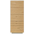 KOMMODE 56/141/40 cm  - Wildeiche/Anthrazit, Natur, Holz/Holzwerkstoff (56/141/40cm) - Dieter Knoll