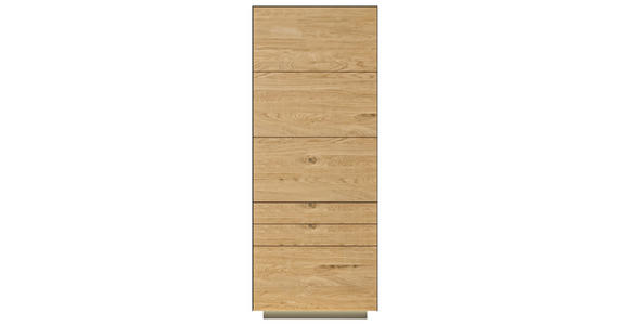KOMMODE Anthrazit, Wildeiche 56/141/40 cm - Wildeiche/Anthrazit, Natur, Holz/Holzwerkstoff (56/141/40cm) - Dieter Knoll
